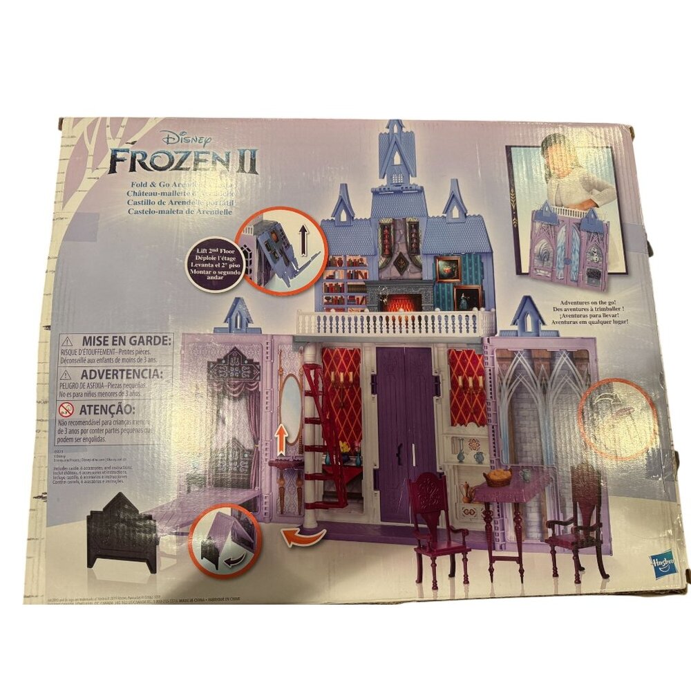 Disney Frozen 2 Fold & Go Portable Arendelle Castle Exclusive Dollhouse Playset - Picture 3 of 3